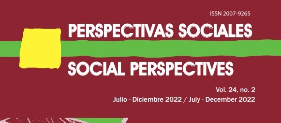 					Ver Vol. 24 Núm. 2 (2022): Perspectivas sociales
				